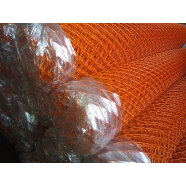 Cетка-рабица с полимерным покрытием оранжевая 
